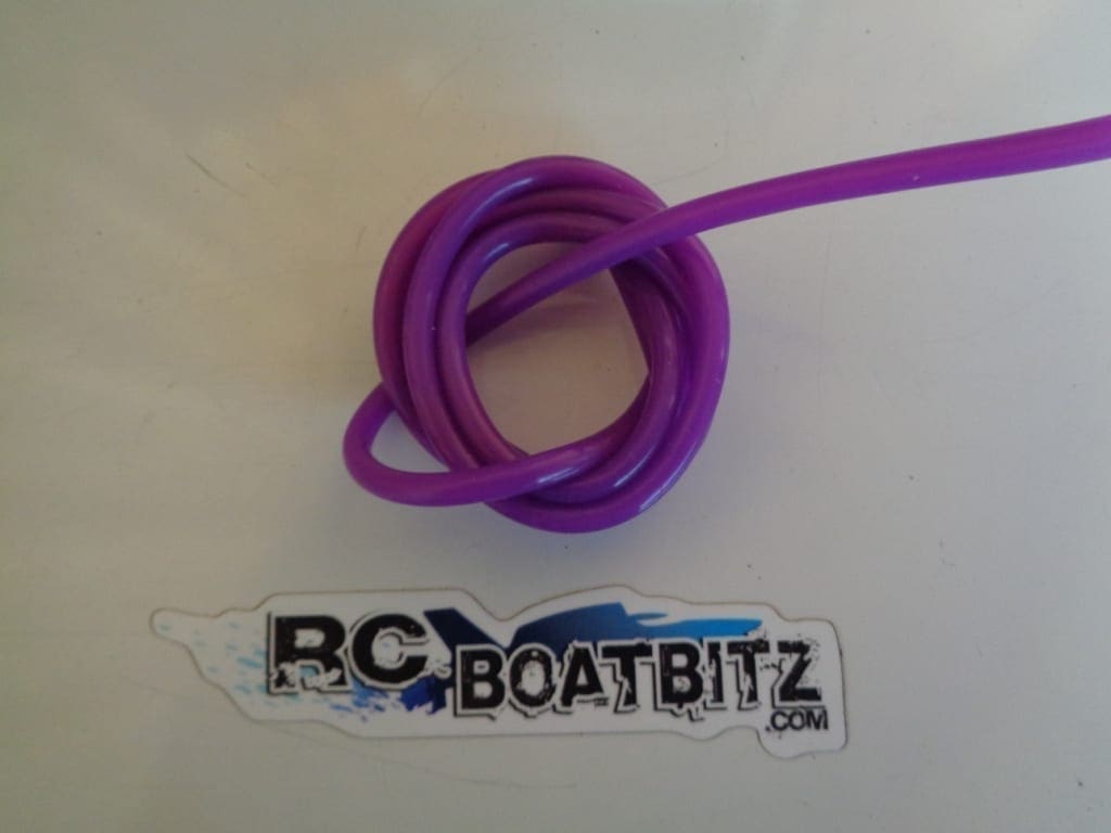 RC Boat 1 Metre Small size silicone water tubing Black 213B20BK