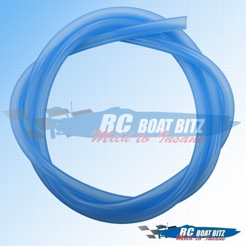 RC Boat 1 Metre Small size silicone water tubing Blue 213B20B 